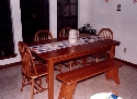 Cherry Dining Set with Bowback Chairs
